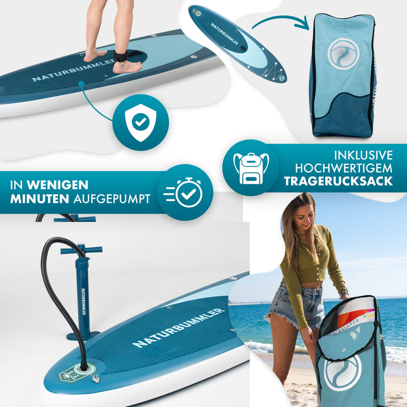 Laden Sie das Bild in Galerie -Viewer, Naturbummler Stand-Up Paddling Board – Dein Allround-SUP für jedes Gewässer
