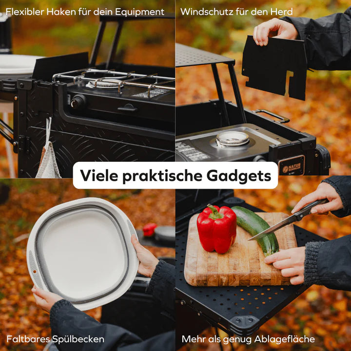 Laden Sie das Bild in Galerie -Viewer, Naturbummler Campingküche
