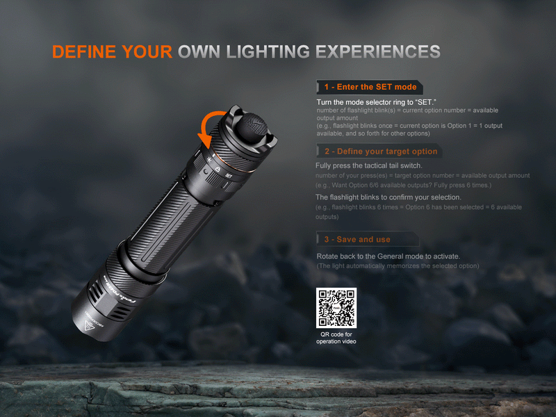 Laden Sie das Bild in Galerie -Viewer, Fenix PD45R ACE Multi-Mode taktische Taschenlampe, 3200 Lumen
