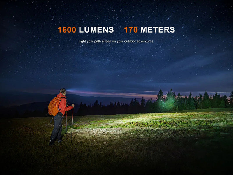 Laden Sie das Bild in Galerie -Viewer, Fenix HM60R V2.0 Hochleistungs-Stirnlampe aus Metall, 1600 Lumen
