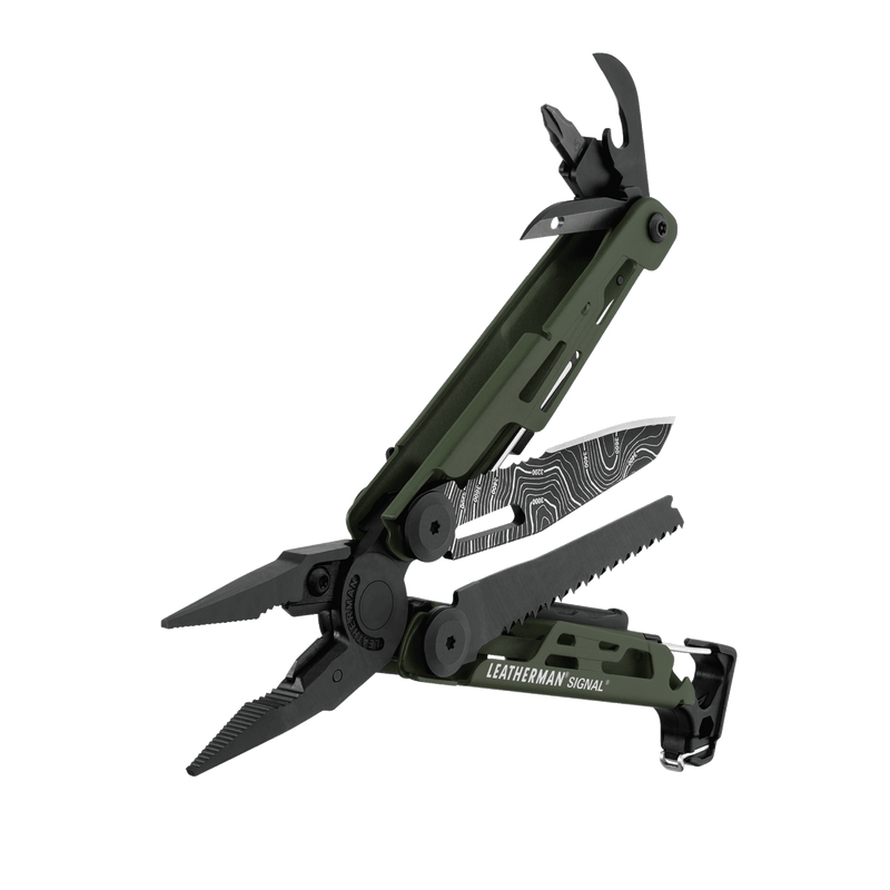 Laden Sie das Bild in Galerie -Viewer, Leatherman Signal Green Topo Green Multitool
