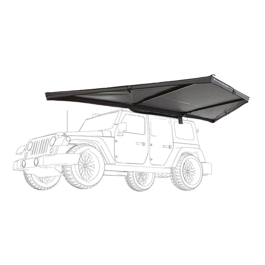 180° Markise LEAF freitragend grau