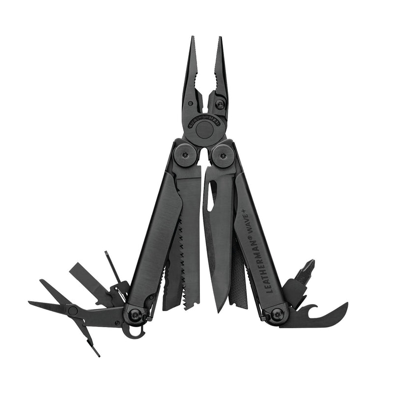 Laden Sie das Bild in Galerie -Viewer, Leatherman Wave Plus Black Multitool - geoeffnet
